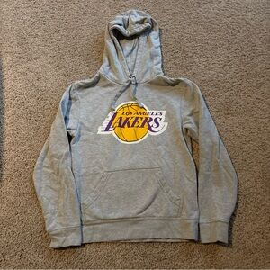 Los Angeles Lakes Grey Hoodie Size Adult Small Long Sleeve Excellent Condition